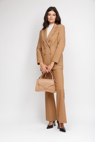 Sac à main en cuir - Nude