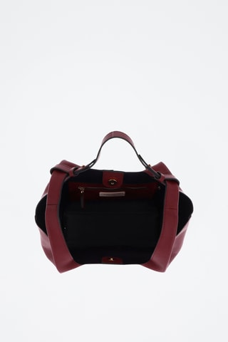 Cabas en cuir - Bordeaux