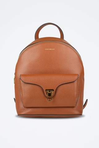 Sac à dos en cuir - Camel