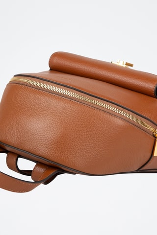 Sac à dos en cuir - Camel