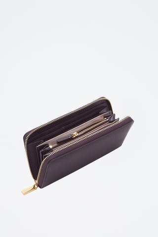 Compagnon en cuir - Violet