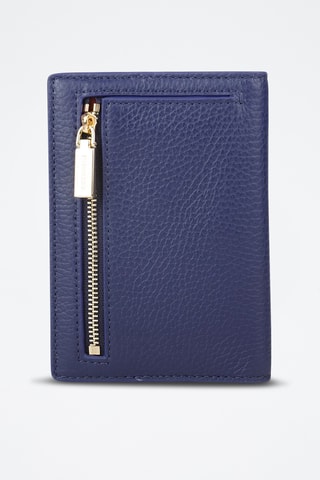 Porte-cartes en cuir - Bleu roi