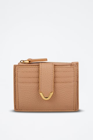 Porte-cartes en cuir - Nude