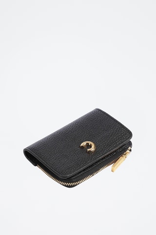 Porte-cartes en cuir - Noir