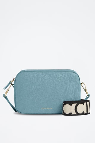 Sac bandoulière en cuir - Bleu cobalt