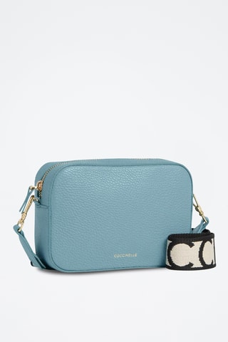 Sac bandoulière en cuir - Bleu cobalt