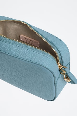 Sac bandoulière en cuir - Bleu cobalt