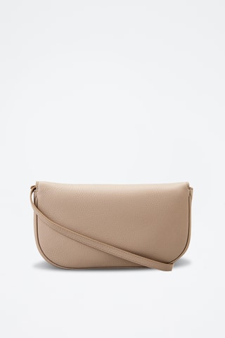 Sac bandoulière en cuir - Beige