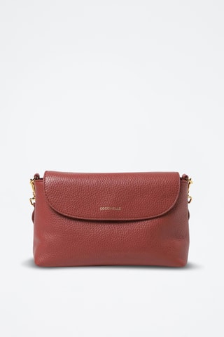 Sac bandoulière en cuir - Bordeaux