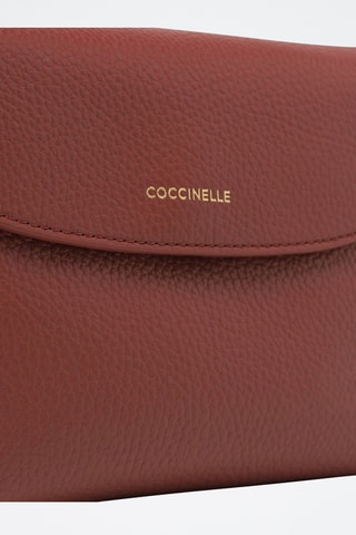 Sac bandoulière en cuir - Bordeaux