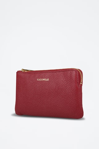 Pochette en cuir - Rouge