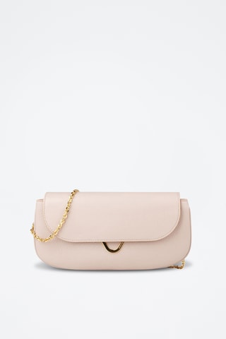 Sac bandoulière en cuir - Beige