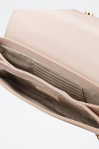 Sac bandoulière en cuir - Beige