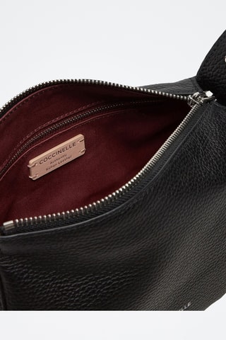 Sac bandoulière en cuir - Noir