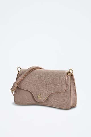 Sac bandoulière en cuir - Beige