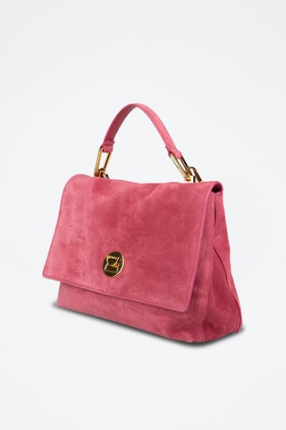 Sac à main en nubuck - Rose