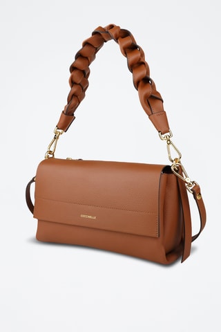 Sac porté épaule en cuir - Camel