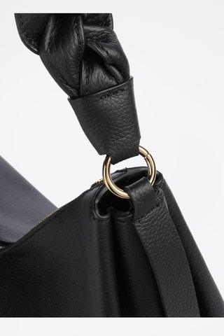 Sac port épaule en cuir - Noir