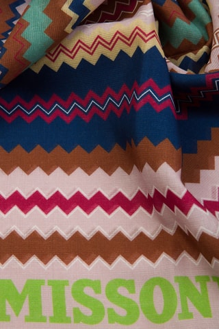 Echarpe en laine - Rose poudré et bleu marine