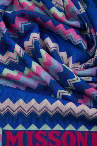 Echarpe en laine - Bleu marine