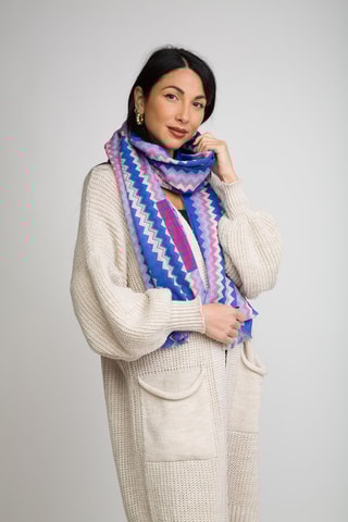 Echarpe en laine - Bleu marine