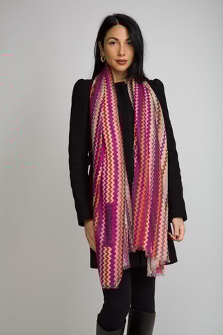 Echarpe en laine - Bordeaux