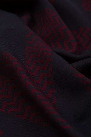 Echarpe en laine - Bleu marine et bordeaux