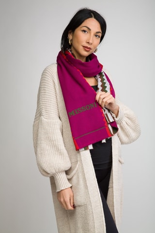 Echarpe en laine - Bordeaux