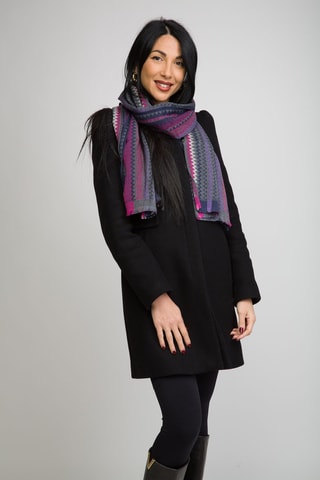 Echarpe en laine - Violet 