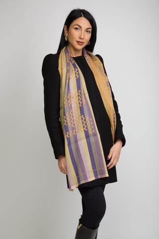 Echarpe en laine - Moutarde 