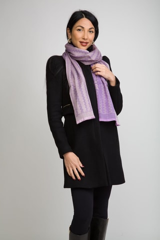 Echarpe en laine - Mauve