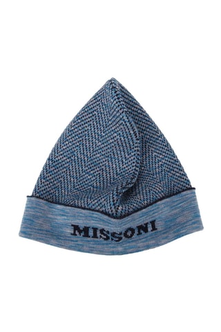 Bonnet en laine - Bleu cobalt