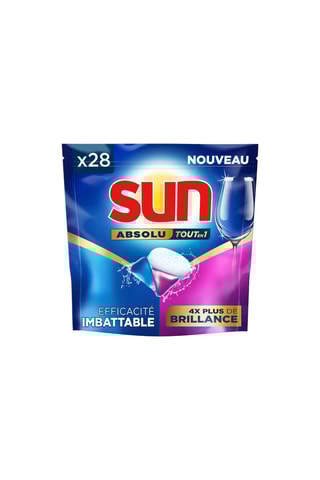 3 x Capsules Lave-Vaisselle Absolu tout-en-1 Brillance - 28 lavages