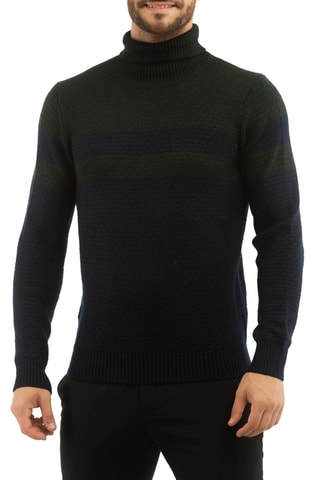 Trui - Marineblauw en Donkergroen