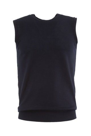 Mouwloos Vest - Donkerblauw