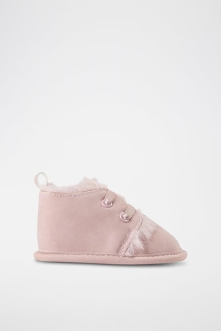 Chaussons fourrés - Rose clair
