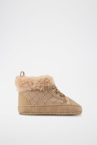 Chaussons fourrés - Beige