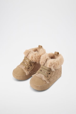 Chaussons fourrés - Beige