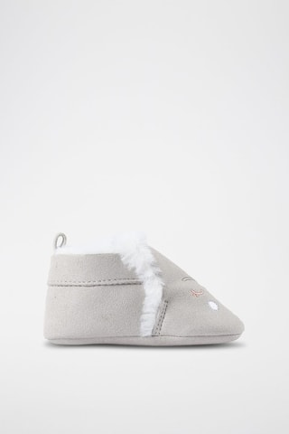 Chaussons fourrés - Blanc