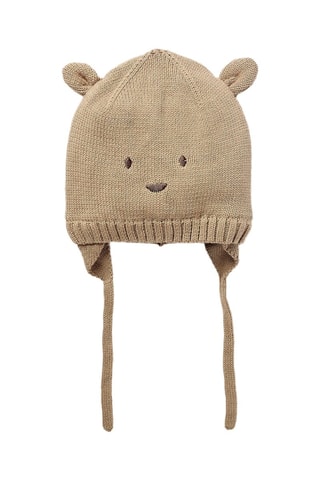 Bonnet aviateur - Beige foncé