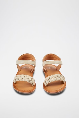 Sandales en cuir - Blanc