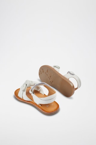 Sandales en cuir - Blanc