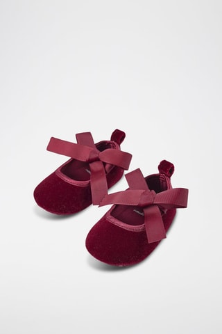 Babies en velours - Rouge