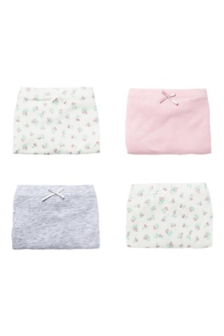 4 shorty - Blanc et rose