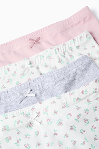 4 shorty - Blanc et rose