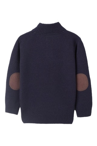 Pull en laine - Bleu foncé