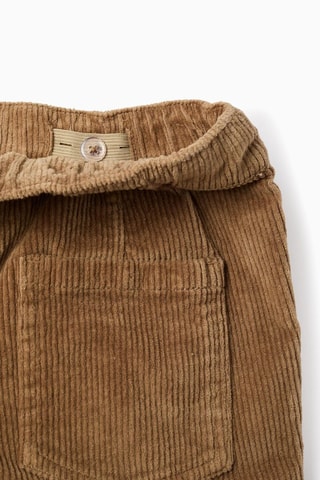 Pantalon en velours - Gris