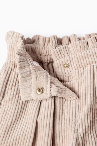 Pantalon en velours - Gris clair