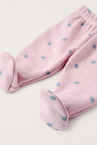 2 pantalons polaires - Rose poudré