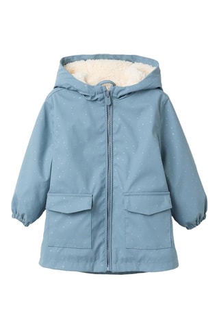 Parka à capuche - Bleu clair